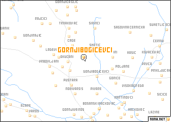 map of Gornji Bogičevci