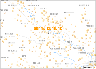 map of Gornji Ćurilac