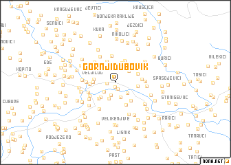 map of Gornji Dubovik