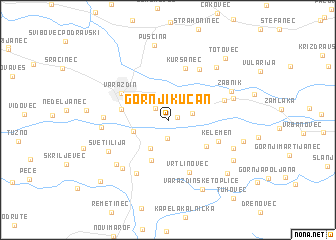 map of Gornji Kućan