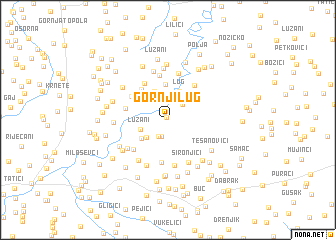 map of Gornji Lug