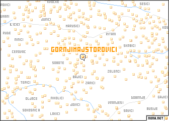 map of Gornji Majstorovići