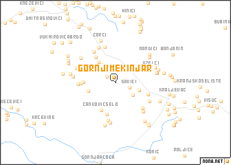 map of Gornji Mekinjar