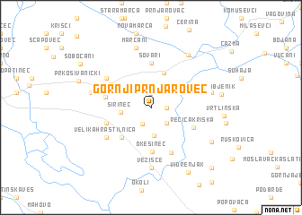 map of Gornji Prnjarovec