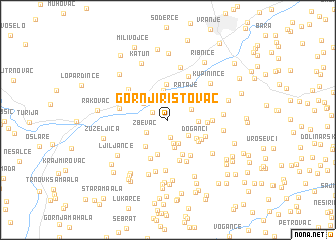 map of Gornji Ristovac