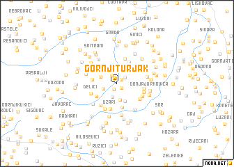 map of Gornji Turjak