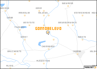 map of Gorno Belevo