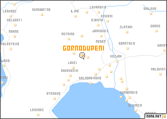 map of Gorno Dupeni