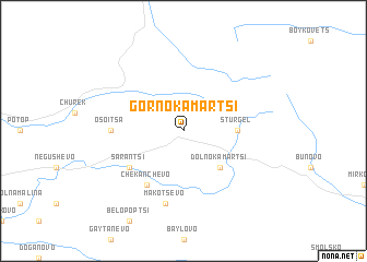 map of Gorno Kamartsi