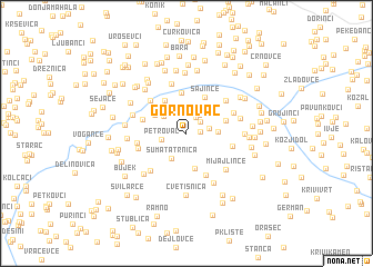 map of Gornovac