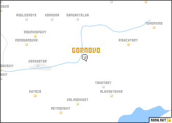 map of Gornovo