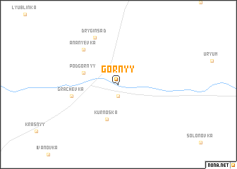 map of Gornyy