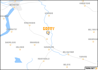 map of Gorny