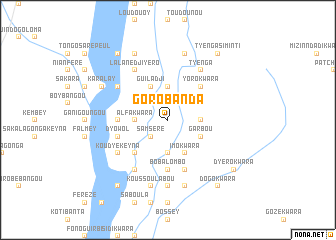 map of Gorobanda