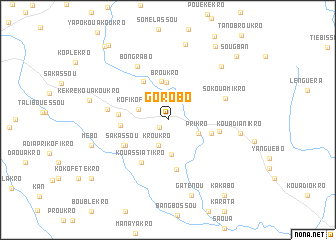 map of Gorobo
