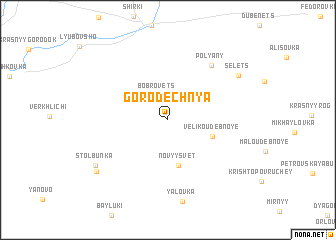 map of Gorodechnya