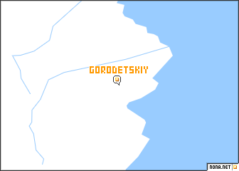 map of Gorodetskiy