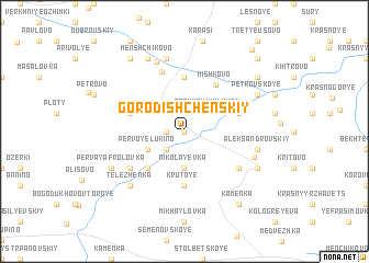 map of Gorodishchenskiy