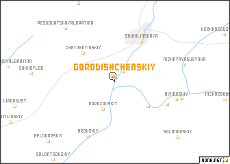 map of Gorodishchenskiy