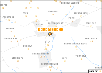 map of Gorodishche