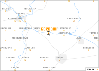map of Gorodok