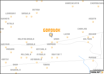 map of Gorodok