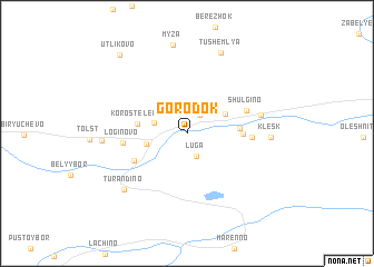 map of Gorodok