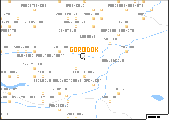 map of Gorodok