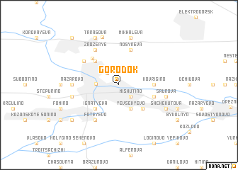 map of Gorodok