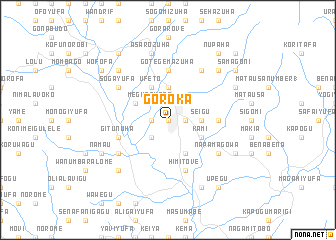map of Goroka