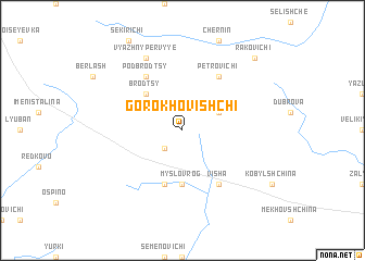 map of Gorokhovishchi