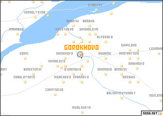 map of Gorokhovo