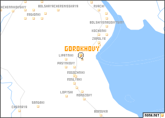 map of Gorokhovy