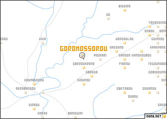 map of Goromossorou