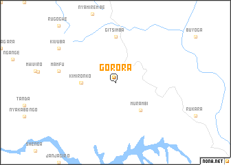 map of Gorora