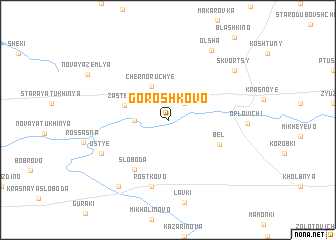 map of Goroshkovo