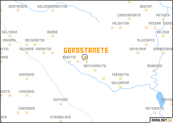 map of Gorostanete