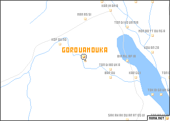 map of Gorou-Amouka