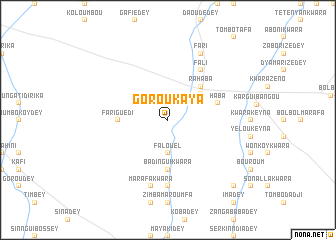 map of Gorou Kaya