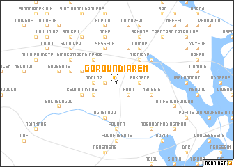 map of Gorou Ndiarem