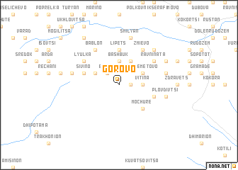 map of Gorovo