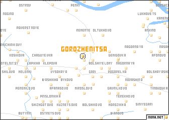 map of Gorozhenitsa