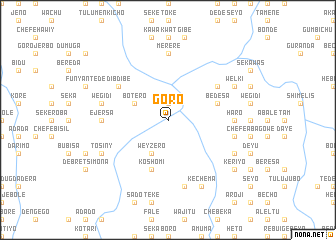 map of Goro