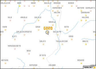 map of Goro