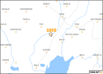 map of Goro