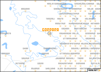 map of Gorpāra