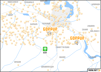 map of Gorpur