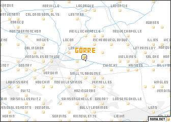 map of Gorre