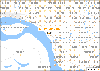 map of Gorsarpur