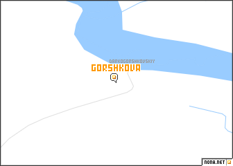 map of Gorshkova